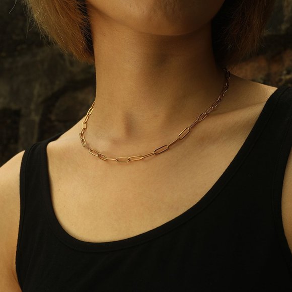 DALIA Essential Chain Link Necklace - Picture 11 of 12